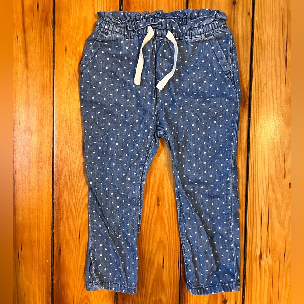 🌼 3 for $20 GAP Denim Polka Dot Pants